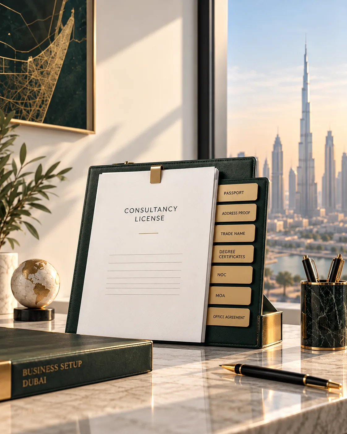 Documents for a Dubai consultancy license