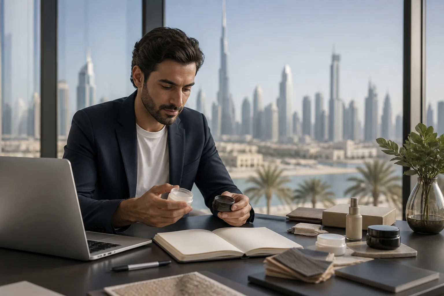 A set of Dubai business setup cards representing early-stage validation