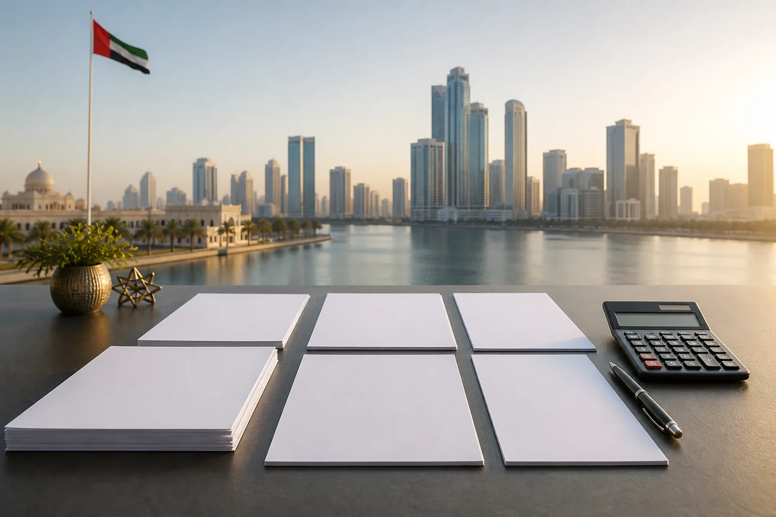 Itemized Sharjah mainland setup cost breakdown